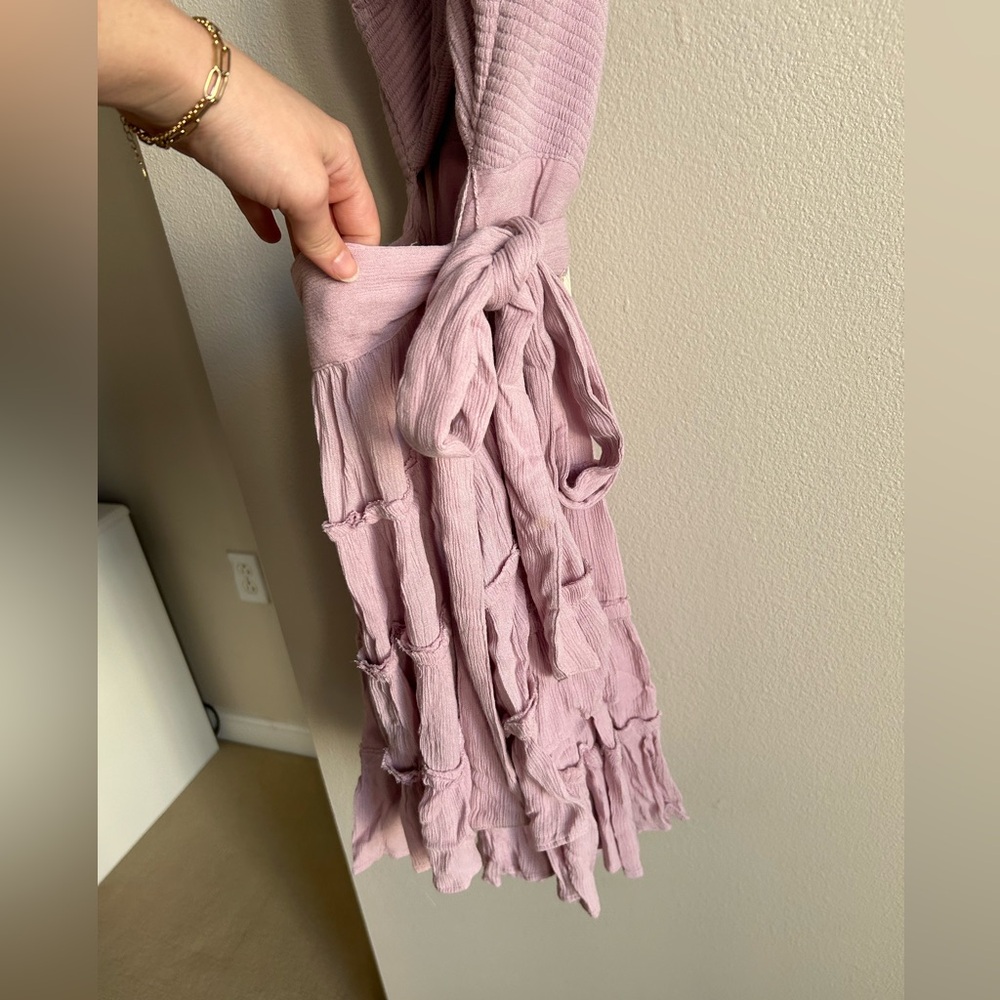 FREE PEOPLE Hot Dang Mini Dress Lilac Lavender Purple - Size XS - Picture 7 of 10